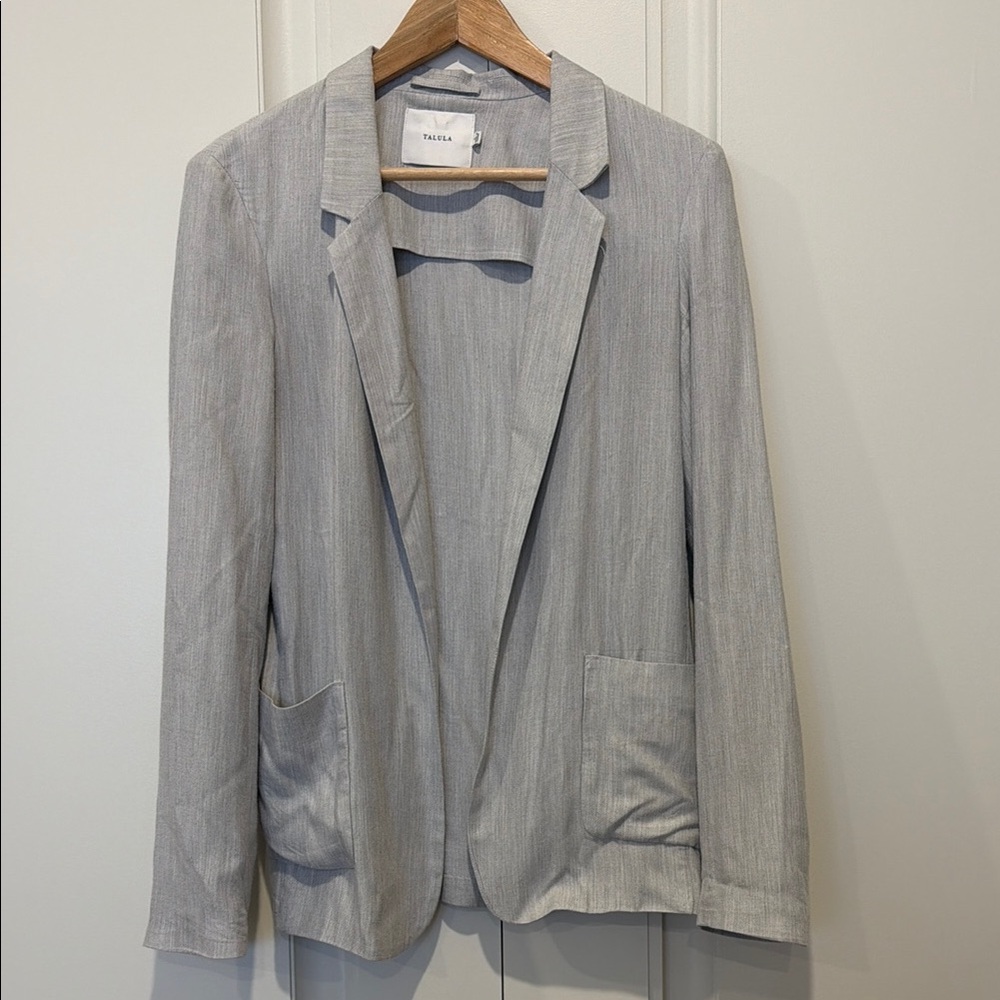Talula Light Gray Women's Blazer Jacket